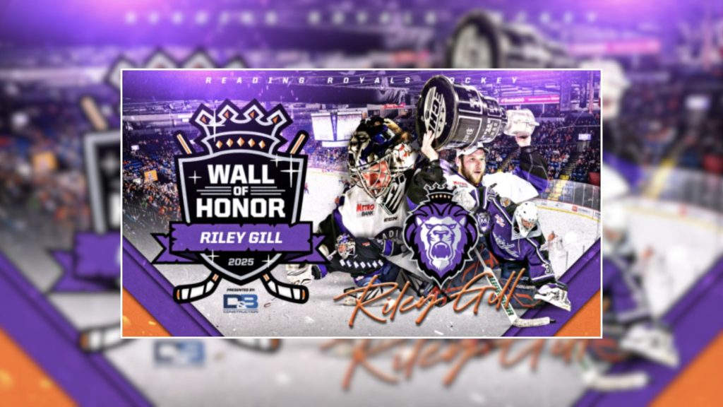 Reading Royals to Induct Riley Gill into Wall of Honor on April 11
