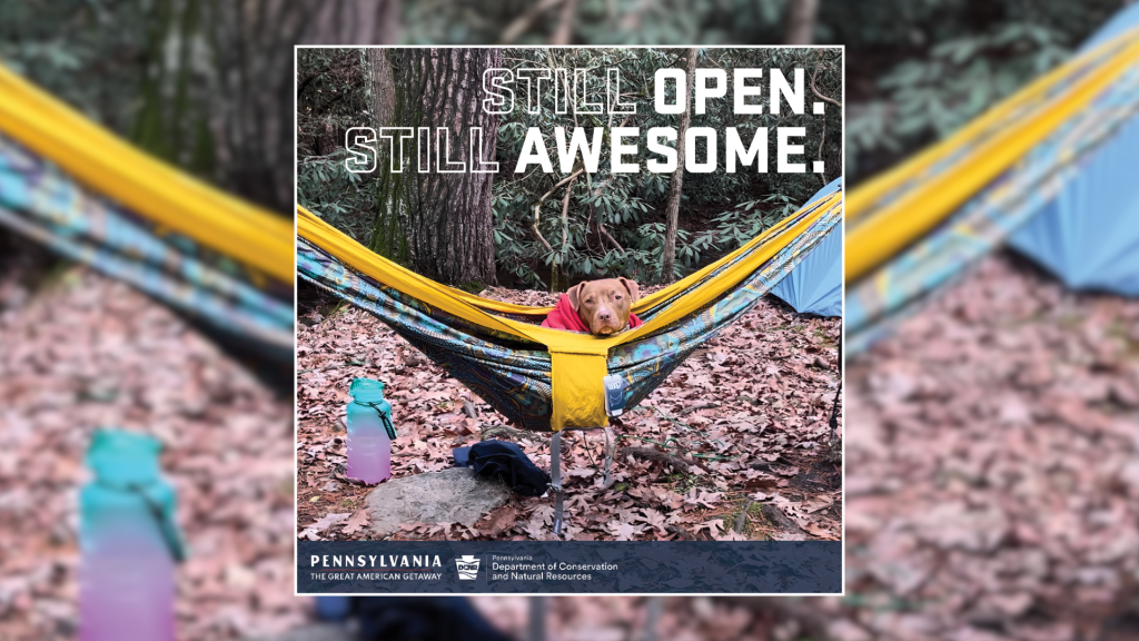 “Still Open. Still Awesome.” Campaign Highlights PA’s State Parks and Forests