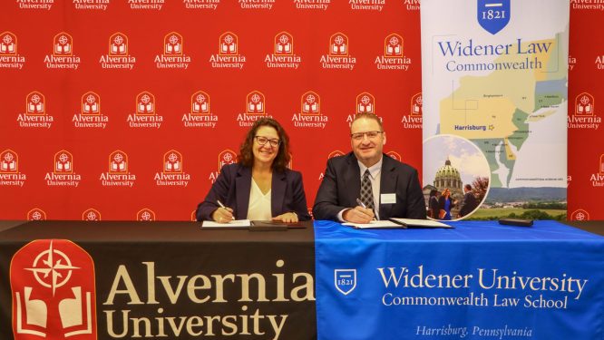 Alvernia, Widener Commonwealth Law School Expand Opportunities for Future Legal Professionals