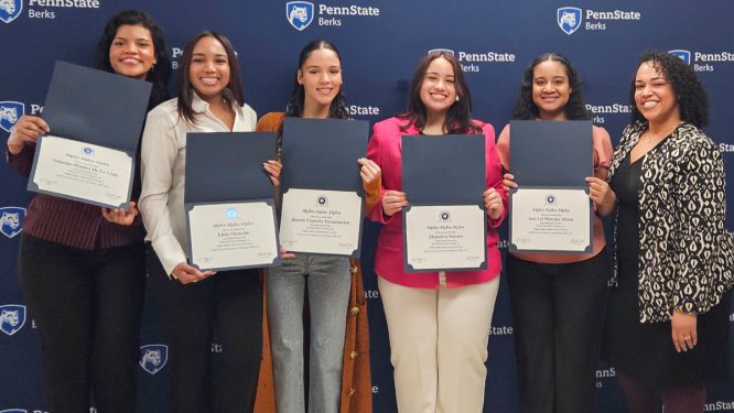 Penn State Berks Inducts 31 Into National First-Generation Student Honor Society