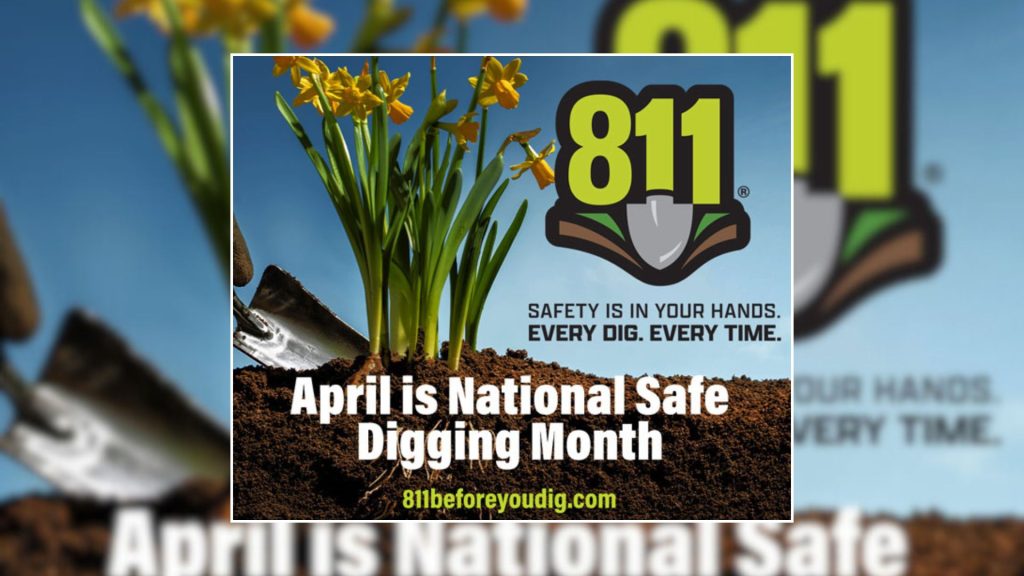 Public Utility Commission Marks April as Safe Digging Month