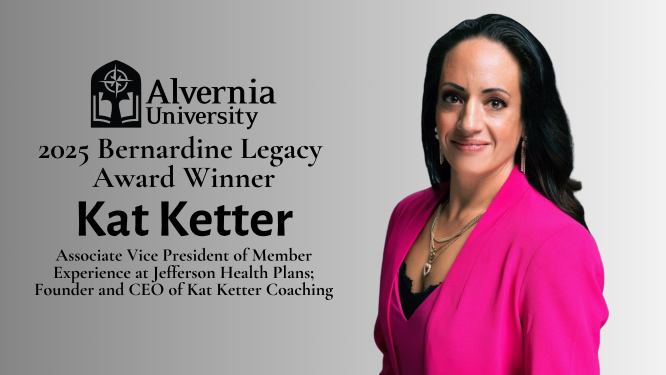 Reading Native Kat Ketter Earns Alvernia University’s 2025 Bernardine Legacy Award