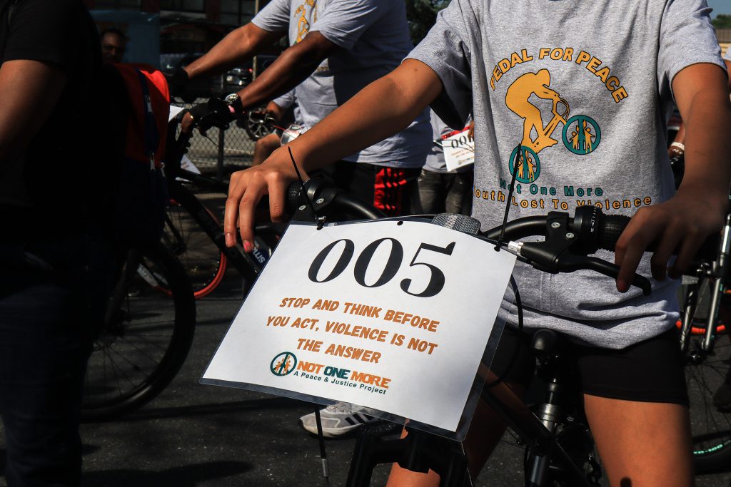 Not One More ‘Pedal for Peace’ Event Unites Community to Combat Youth Violence