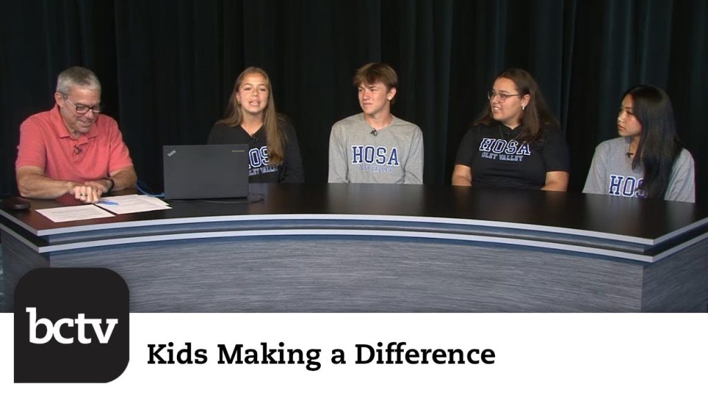 Students with the HOSA Chapter at Oley Valley HS | Kids Making a Difference