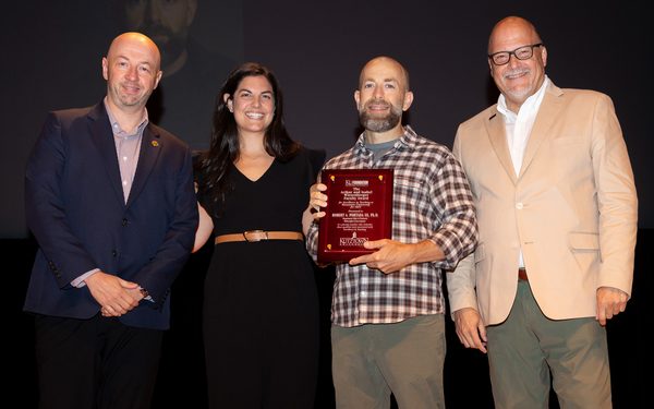 Kutztown University Awards Dr. Robert Portada III the 2025 Wiesenberger Award for Excellence