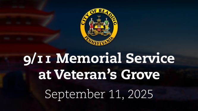 24th Anniversary Commemoration of 9/11/01 | From Veterans Grove in Reading City Park