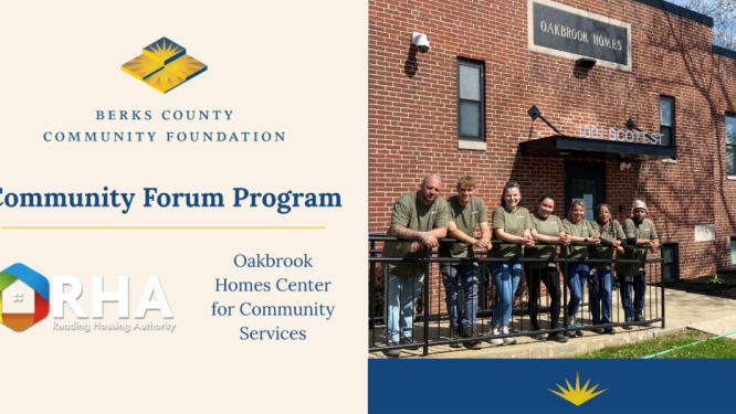 Community Forum: “Reading Housing Authority’s Oakbrook Homes Center for Community Services”