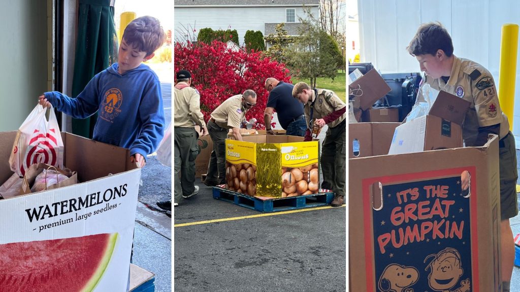 Scouting for Food Drive Brings in 55,500 lbs. of Food for Helping Harvest and Neighbors in Need