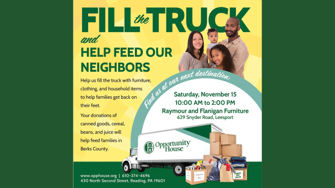Opportunity House Holds Fill-A-Truck Event This Saturday