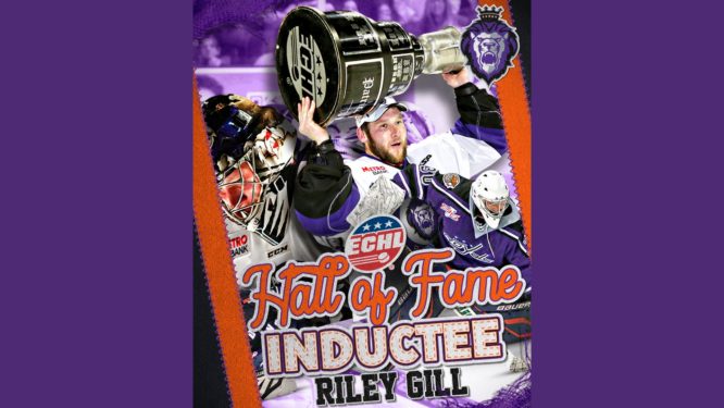 Former Royals Goaltender Riley Gill Named ECHL Hall of Fame Inductee