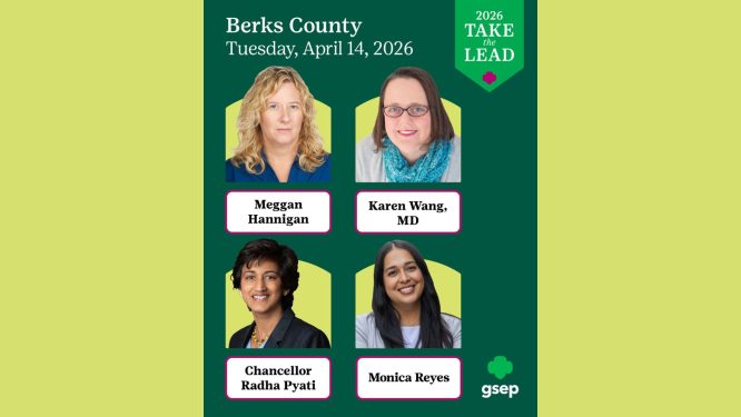 Girl Scouts of Eastern PA Announces 2026 Take the Lead Berks County Honorees