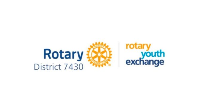 Rotary District 7430 to Plant Peace Pole at Wyomissing Library