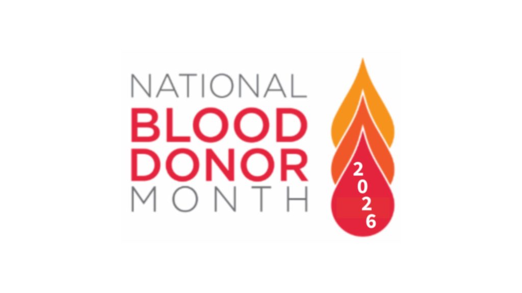 January is National Blood Donor Month