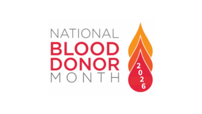 January is National Blood Donor Month