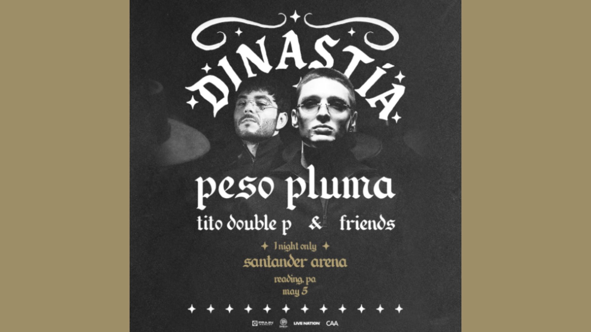 Tito Double P Joins Peso Pluma & Friends on Dinastía Tour