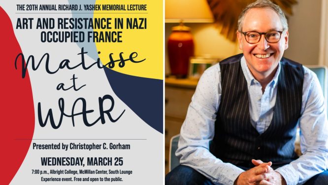 20th Annual Richard J. Yashek Memorial Lecture: ‘Henri Matisse and the Occupation of France’