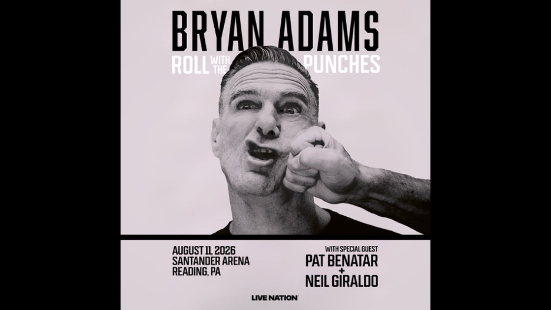 Bryan Adams to Bring Roll With The Punches Tour to Reading - BCTV