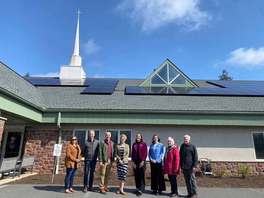 Local Tour Highlights Solar at Mohnton Church
