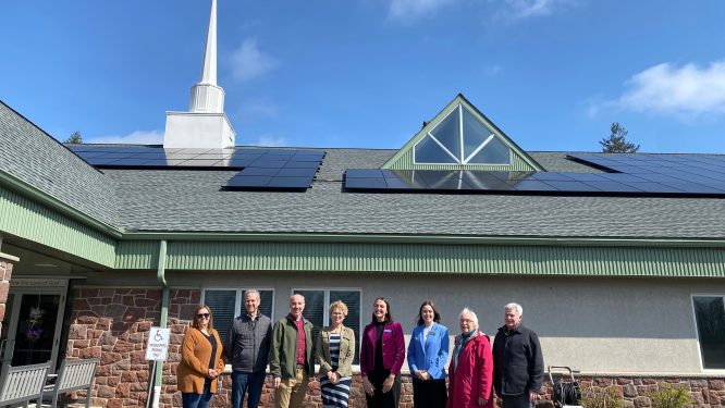 Local Tour Highlights Solar at Mohnton Church