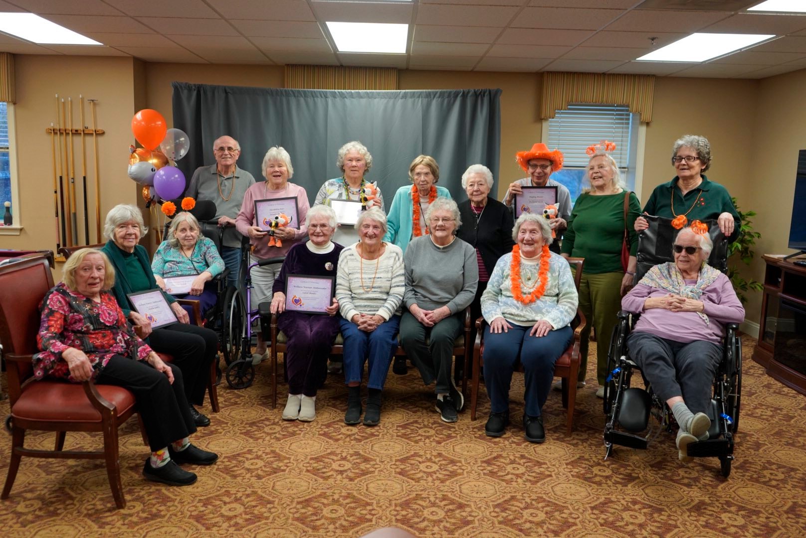 Keystone Villa at Douglassville Residents Receive Wellness Awards