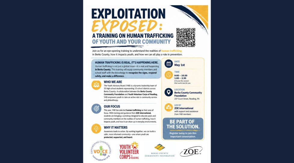 Berks County Youth Confront Human Trafficking, Urge Community Action