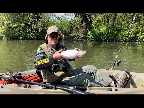 Kayak Fishing on Darby Creek at John Heinz National Wildlife Refuge