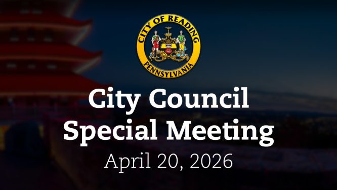 City Council Special Meeting 4/20/26 | City of Reading, PA