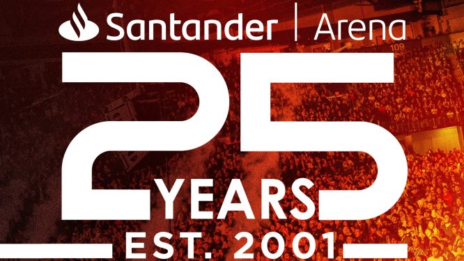 Santander Arena Announces Three New Shows as Part of 25th Anniversary Year