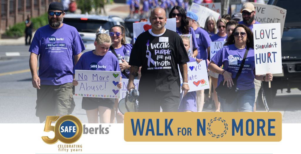 Safe Berks Invites Community to ‘Walk for NO MORE’