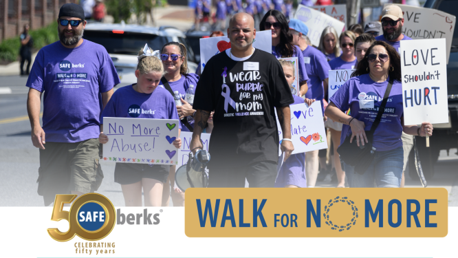 Safe Berks Invites Community to ‘Walk for NO MORE’