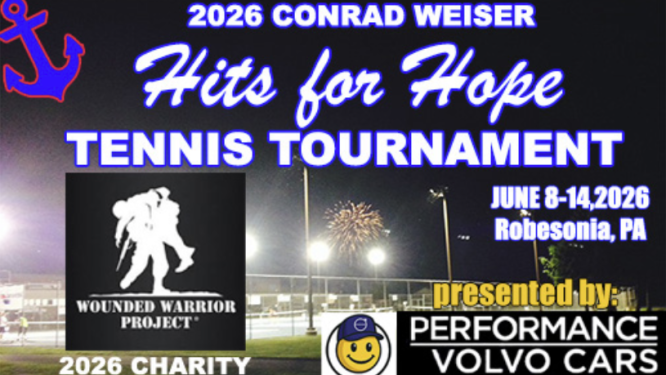 Conrad Weiser Hits for Hope Tennis Tournament Sets New Record with 328 Players