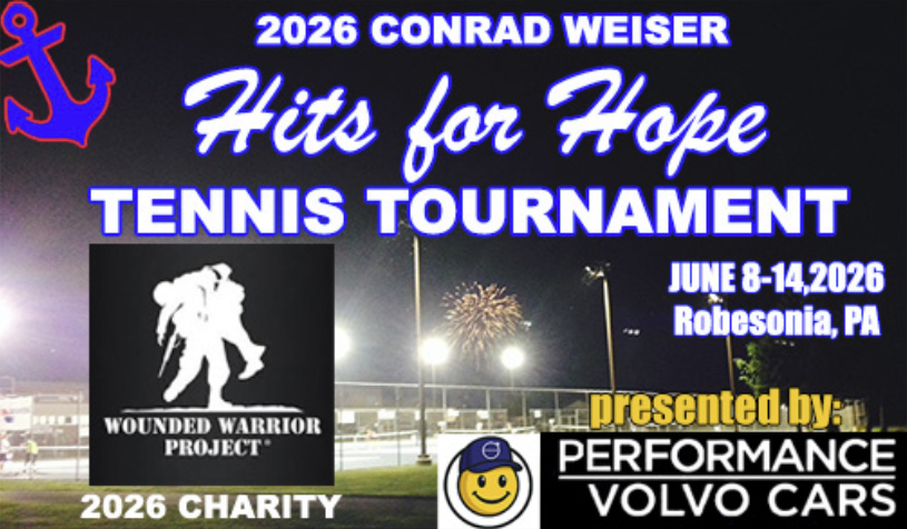 Conrad Weiser Hits for Hope Tennis Tournament Sets New Record with 328 Players