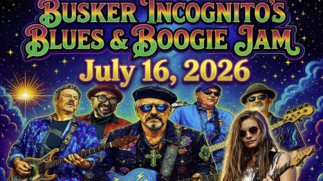 Third in Monthly Busker Incognito Blues & Boogie Music Series