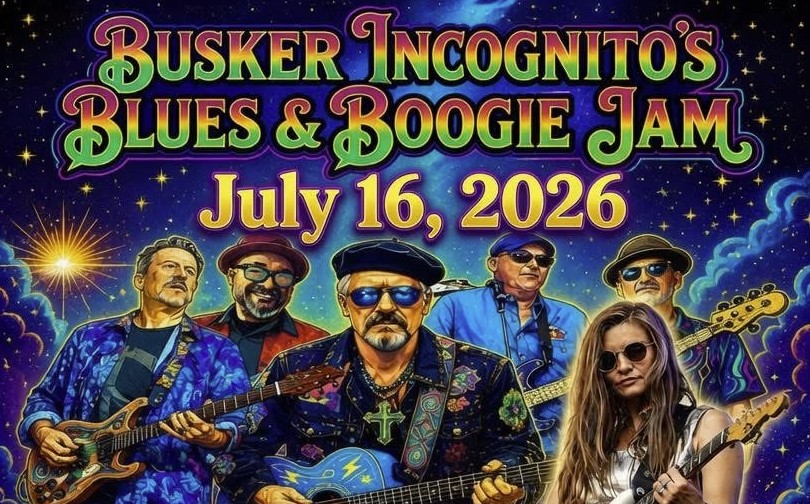 Third in Monthly Busker Incognito Blues & Boogie Music Series