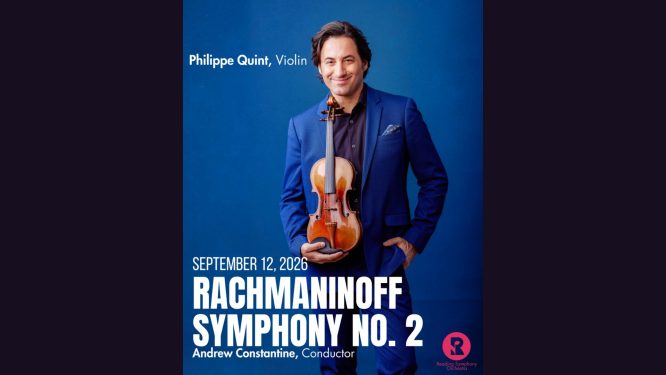 Reading Symphony Orchestra Opens 2026-27 Season with Rachmaninoff’s Sweeping Symphony No. 2