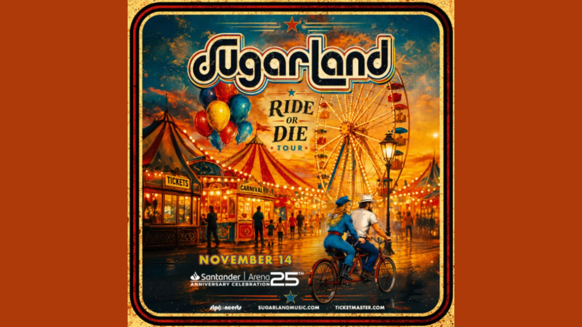 Sugarland Brings Ride or Die Tour to Reading for Arena's 25th Anniversary