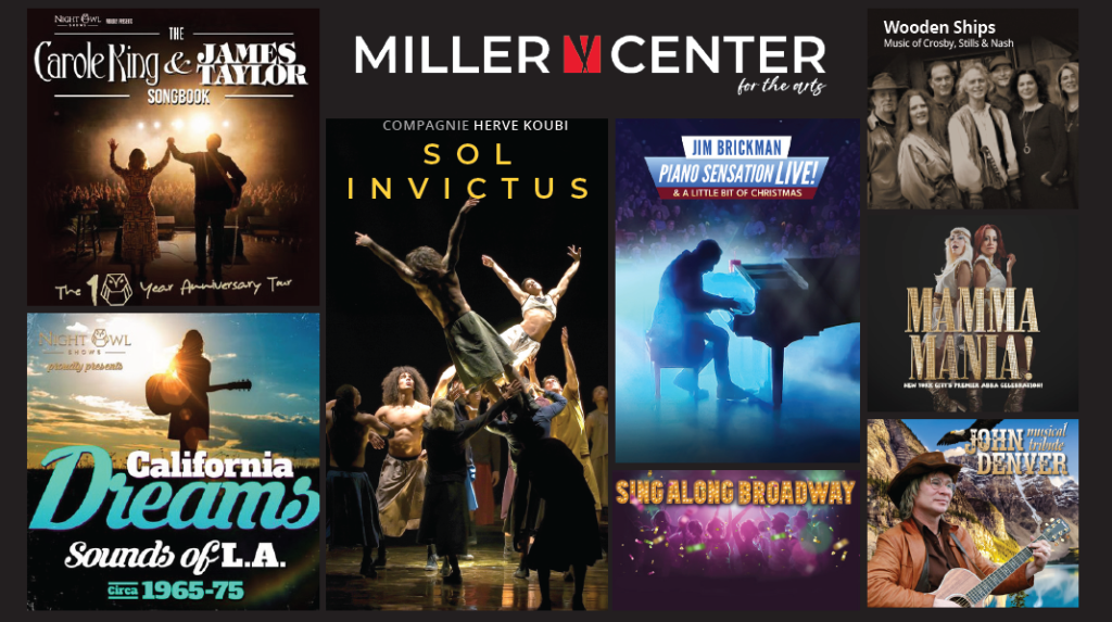 Miller Center for the Arts Announces Exciting 2026-27 Season
