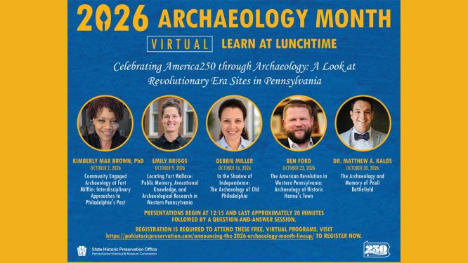 State Historic Preservation Office to Host Virtual Archaeology Month Programs