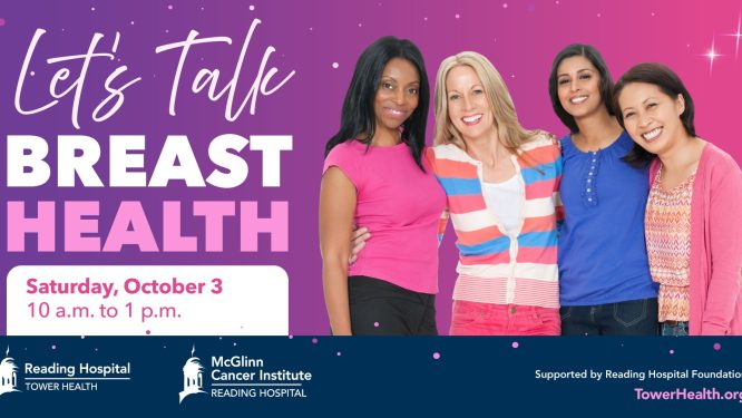 Reading Hospital to host ‘Let’s Talk, Breast Health’