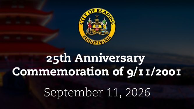 City of Reading 25th Anniversary Commemoration of 9/11/2001