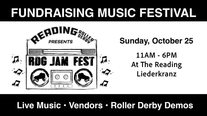 Reading Roller Derby Brings Live Music, Derby, and Family Fun to Second Annual RDG Jam Fest
