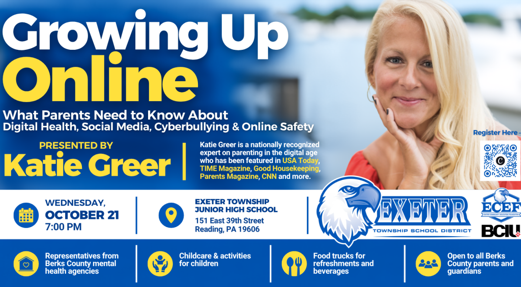 Exeter Township School District to Host Internet Safety Presentation