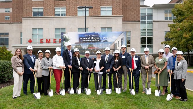 Reading Hospital Breaks Ground on John and MaryAnne Post Center for Emergency Care